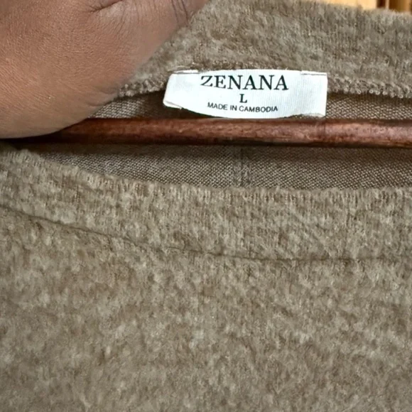 ZENANA Brown Women's Soft Sweater - Picture 5 of 5